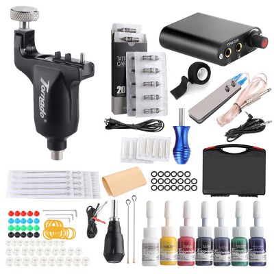 Solong Newest Rotary Tattoo Machine Gun Set Cartridge Tattoo Machine Kit