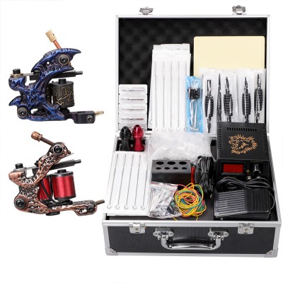 New High Quality Professional Complete Tattoo Kits For Tattoo Artist With Full Tattoo Accessories