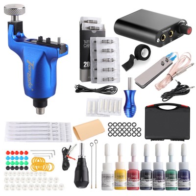 Tattoo Starter Complete Pro Rotary Machine Kit Liner Shader Tattoo Kit Permanent Makeup Body Art